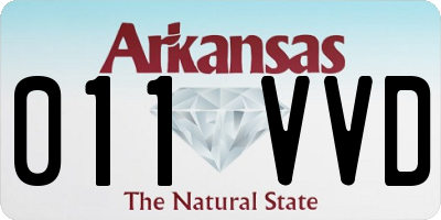 AR license plate 011VVD