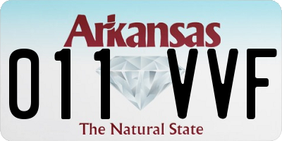 AR license plate 011VVF