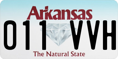 AR license plate 011VVH