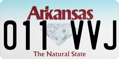 AR license plate 011VVJ