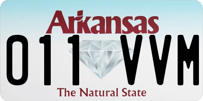 AR license plate 011VVM