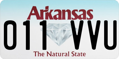 AR license plate 011VVU