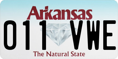 AR license plate 011VWE