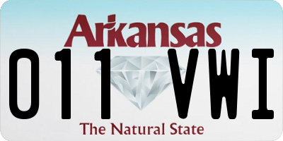 AR license plate 011VWI