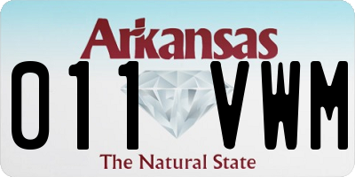 AR license plate 011VWM