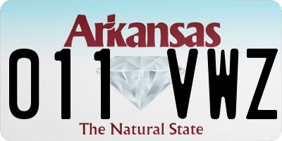 AR license plate 011VWZ