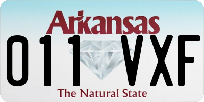 AR license plate 011VXF