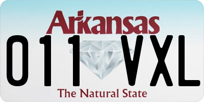 AR license plate 011VXL