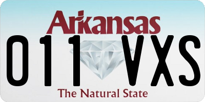 AR license plate 011VXS