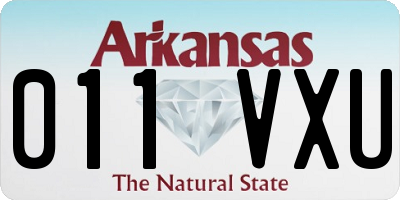 AR license plate 011VXU