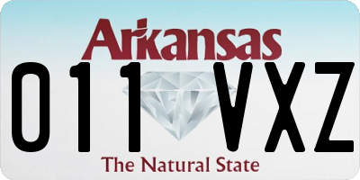 AR license plate 011VXZ
