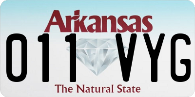 AR license plate 011VYG