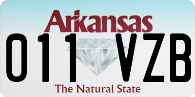 AR license plate 011VZB