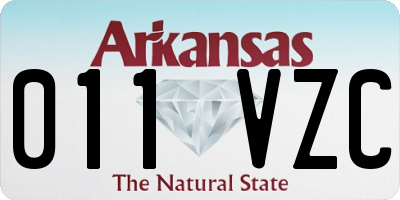 AR license plate 011VZC