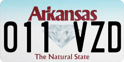 AR license plate 011VZD