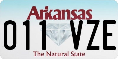 AR license plate 011VZE
