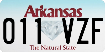 AR license plate 011VZF