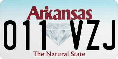AR license plate 011VZJ