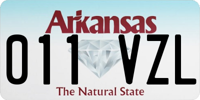 AR license plate 011VZL