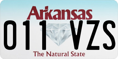 AR license plate 011VZS