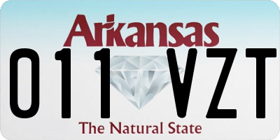 AR license plate 011VZT