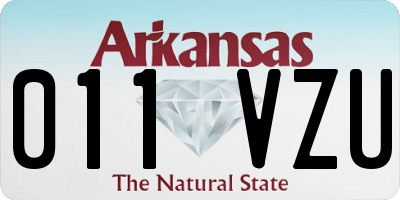 AR license plate 011VZU