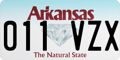 AR license plate 011VZX