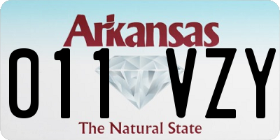 AR license plate 011VZY