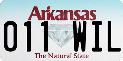 AR license plate 011WIL