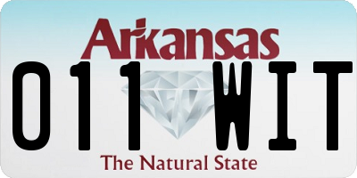 AR license plate 011WIT