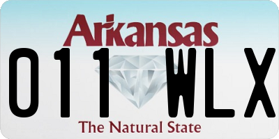 AR license plate 011WLX
