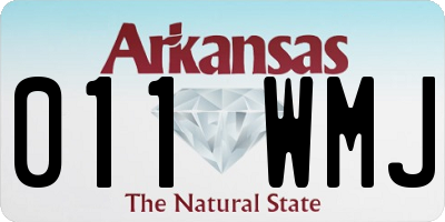 AR license plate 011WMJ