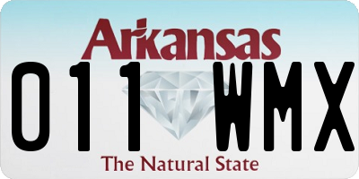 AR license plate 011WMX
