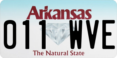 AR license plate 011WVE