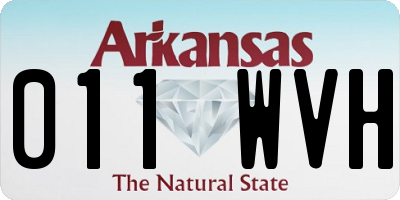 AR license plate 011WVH