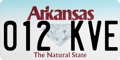 AR license plate 012KVE