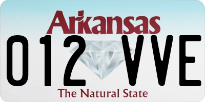 AR license plate 012VVE
