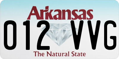 AR license plate 012VVG