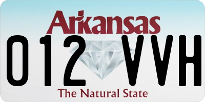 AR license plate 012VVH