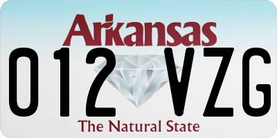 AR license plate 012VZG
