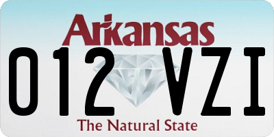 AR license plate 012VZI