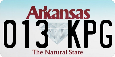 AR license plate 013KPG