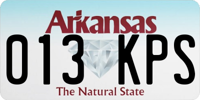 AR license plate 013KPS