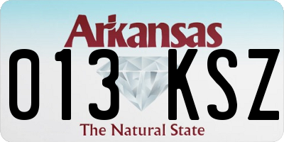AR license plate 013KSZ
