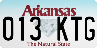 AR license plate 013KTG