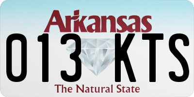 AR license plate 013KTS