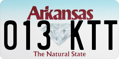 AR license plate 013KTT