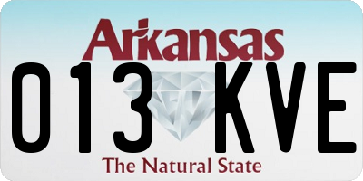 AR license plate 013KVE