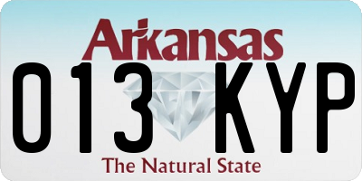 AR license plate 013KYP