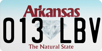 AR license plate 013LBV